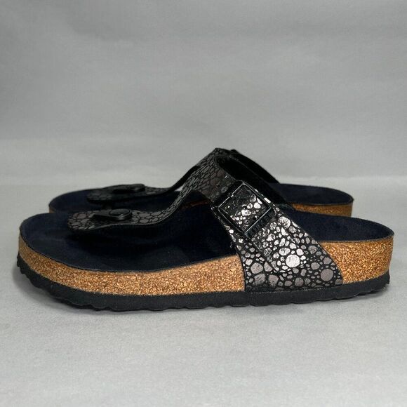 Birkenstock Women's Size 5 Gizeh Birko-Flor Sandals - Picture 4 of 12